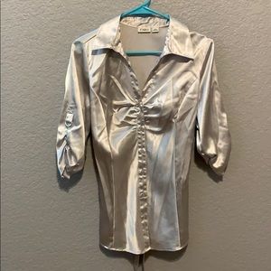 Cato silvery blouse - L